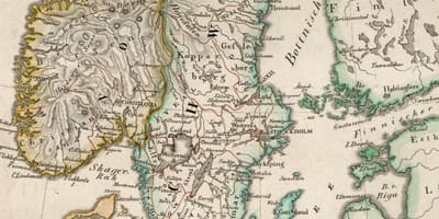 Карта стара Фінляндія