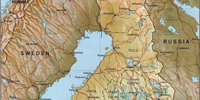Топографічна карта Фінляндії